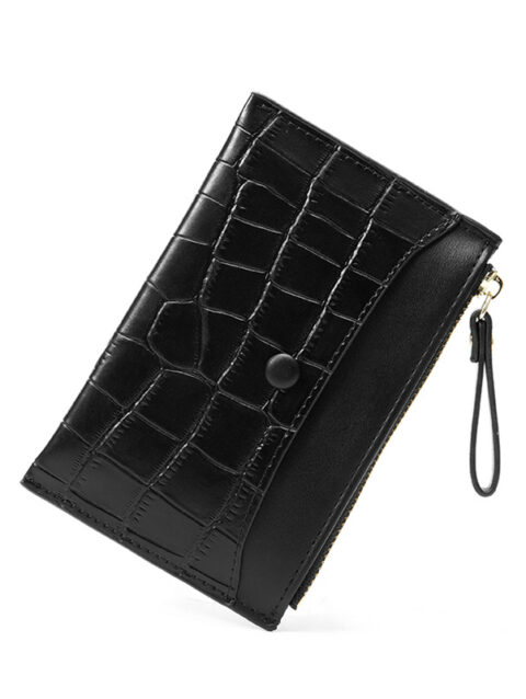 card holder พาสเทลสีดำ กระเป๋าเก็บการ์ด ใส่เหรียญ