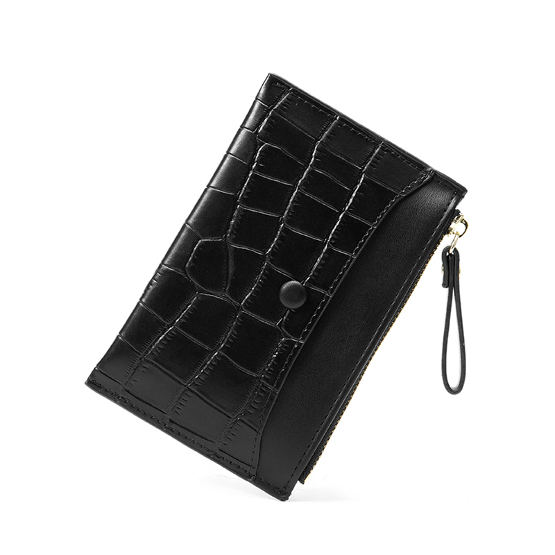 card holder พาสเทลสีดำ กระเป๋าเก็บการ์ด ใส่เหรียญ